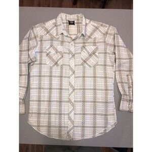 vintage 50s TOGS GWG GREAT WESTERN GARMENT Union Made Western Snap Shirt 17-33